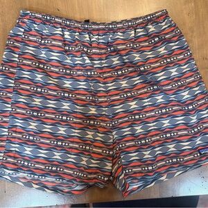 Patagonia Multicolor Wave Pattern Shorts